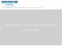 Tablet Screenshot of newmanregencygroup.com